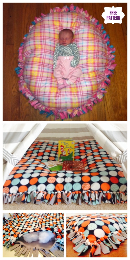 DIY No Sew Floor Pillow Tutorial - Video