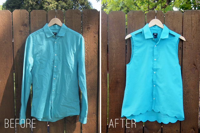 Creative Ideas to Repurpose Old Shirts into New Fashion - Men Shirt into Women Top