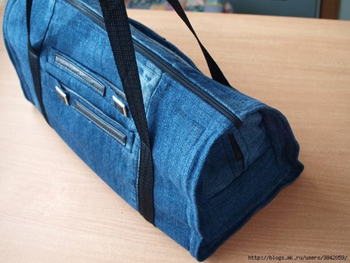 DIY Cool Handbag from Old Jeans Free Sew Pattern & Tutorial