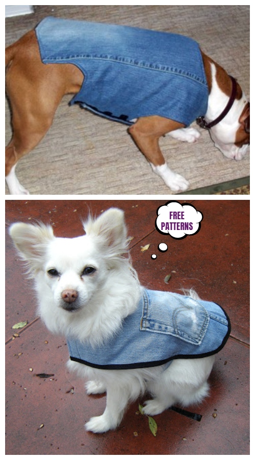 7 DIY Pet Coat and Sweater Free Sew Patterns & Tutorials