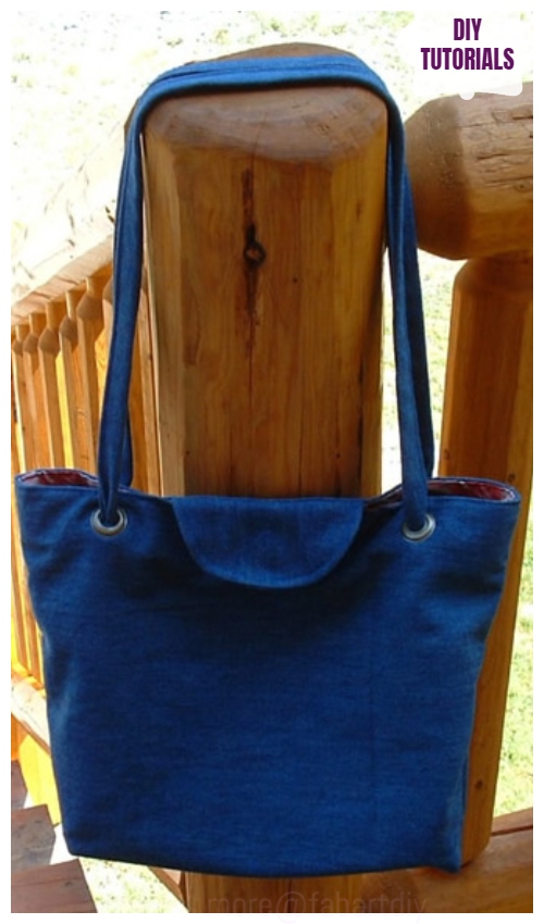 DIY Recycled Denim Tote Tutorial