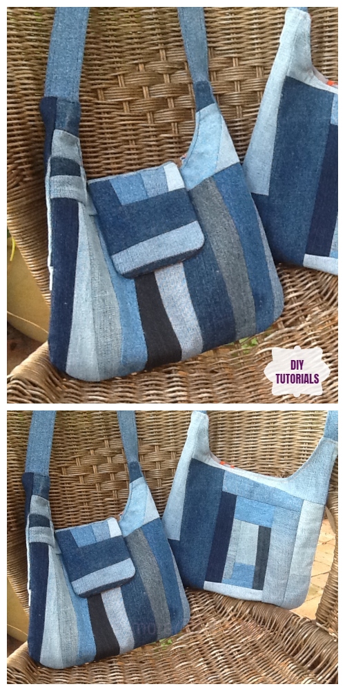 DIY Recycled The Emma Handbag Sewing Pattern + Tutorial