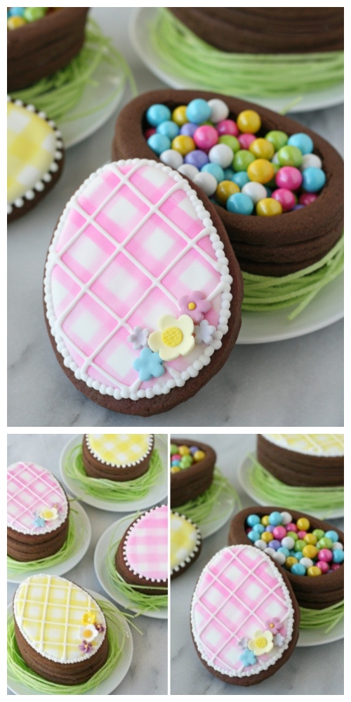 DIY ﻿Easter Egg Cookie Boxes Tutorial