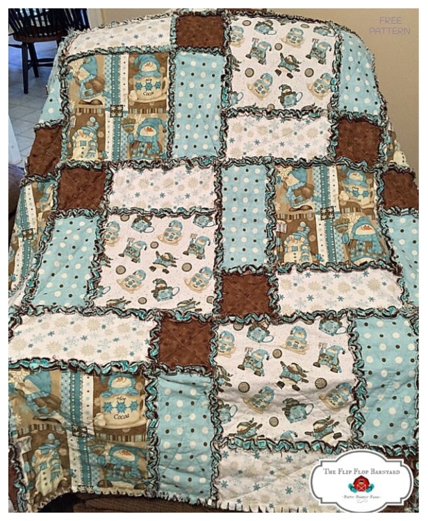 DIY Unique Rag Quilt Blanket Tutorials