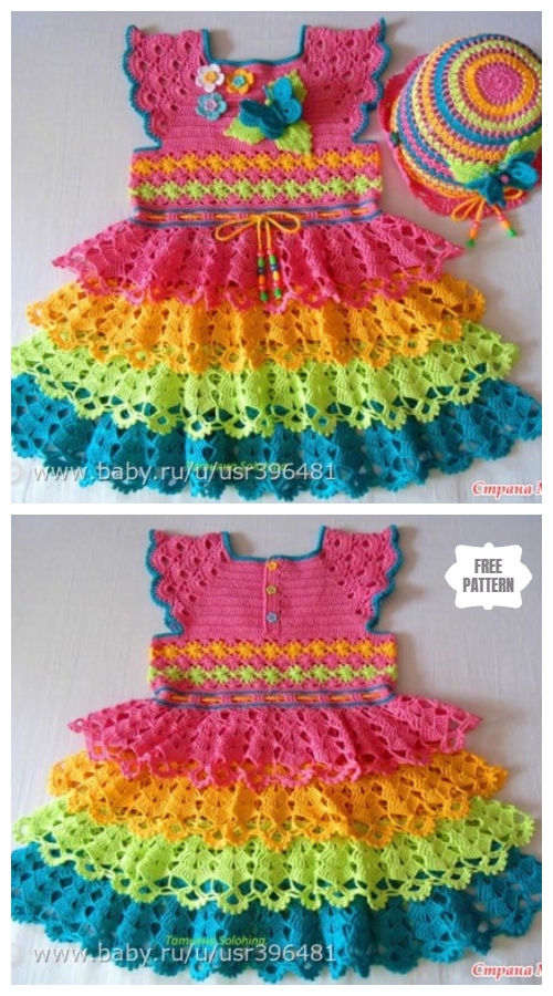 ﻿Crochet Summer Dress Free Pattern 