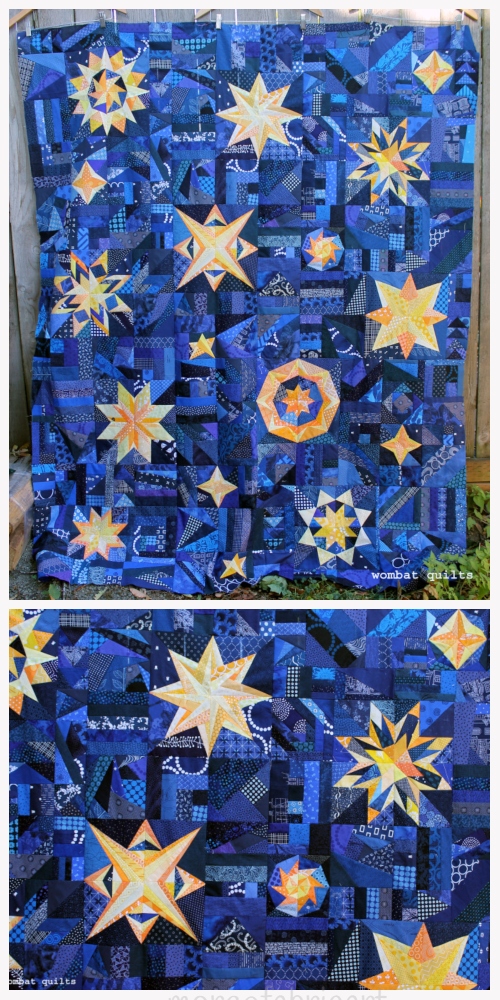 DIY Lovely Starry Eyed Patchwork Quilt Tutorial 