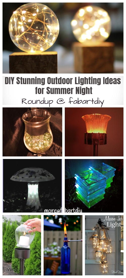 20+ DIY Stunning Outdoor Lighting Ideas for Summer Night