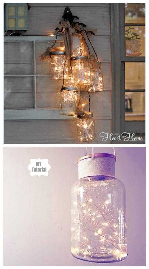 20+ DIY Stunning Outdoor Lighting Ideas for Summer Night - Mason Jar Lighting DIY Tutorial