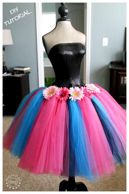 DIY No Sew Tutu Skirt Ideas & Tutorials - Adult Easy Tutu Skirt DIY Tutorial