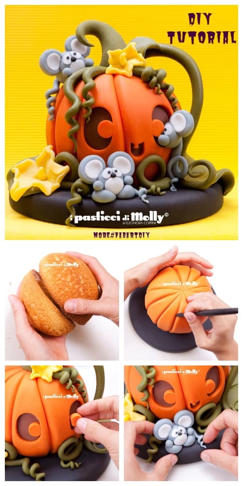 DIY 3D Magic Pumpkin Cake Tutorials for Halloween