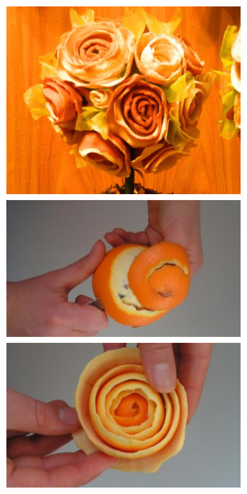 DIY Orange Peel Rose Tutorial