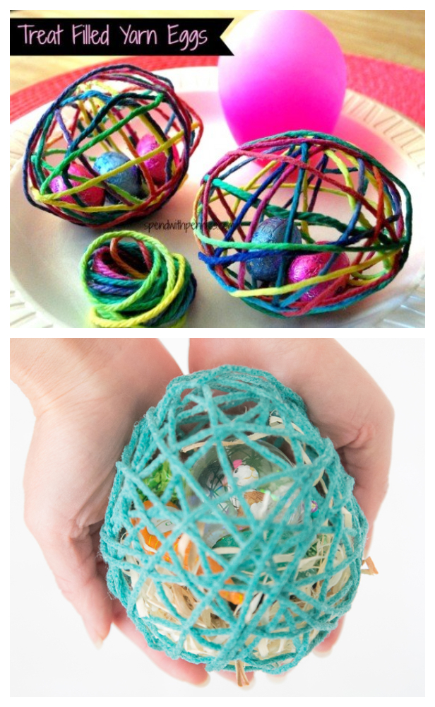 Magic Balloon String Easter Egg Treats DIY Tutorial + Video