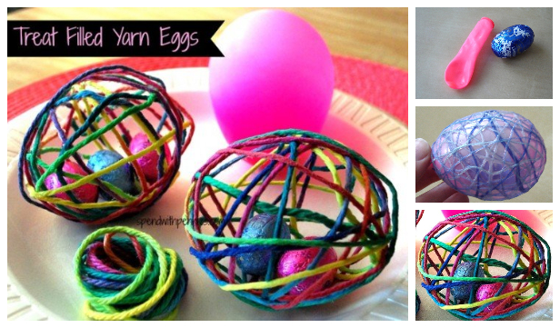 DIY Magic Balloon String Easter Egg Treats