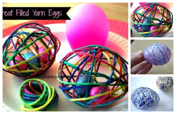 DIY Magic Balloon String Easter Egg Treats