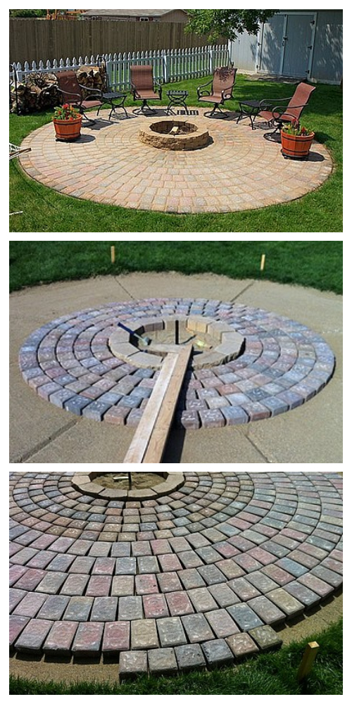 How to Build A Outdoor Fire Pit Patio DIY Tutorial