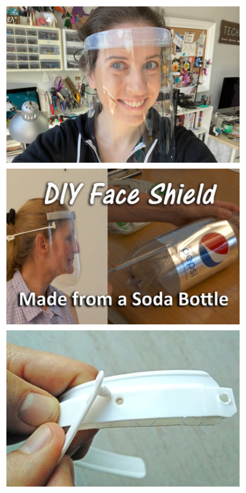 Easy Face Shield & Mask DIY Tutorial + Video