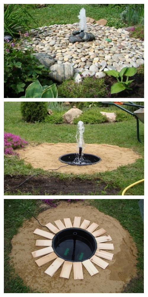 How to Make a Buried Fountain for Garden