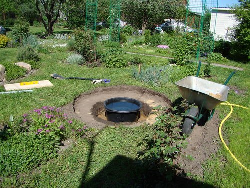 How to Make a Buried Fountain for Garden