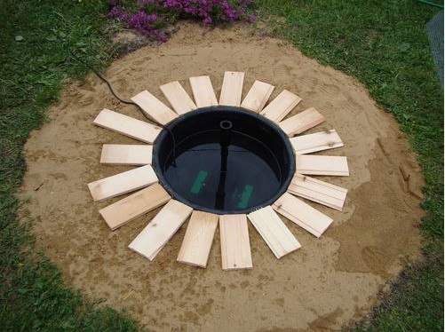 How to Make a Buried Fountain for Garden