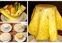 DIY Edible Cheese Salad Bowls Recipe DIY Edible Cheese Salad Bowls Recipe