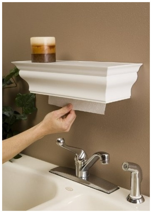 DIY Paper Towel Dispenser Tutorials Ways to Hide The Eyesores In Your Home 