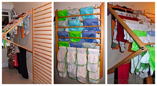 Wall Mounted Laundry Drying Racks DIY Tutorials