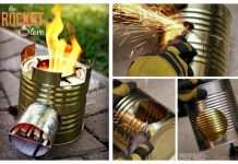 DIY Portable Tin Can Rocket Stove Out of $10 + Video Tutorial DIY Portable Tin Can Rocket Stove Out of $10 + Video Tutorial