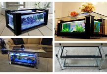Lighted Aquarium Coffee Table DIY Tutorial + Video Lighted Aquarium Coffee Table DIY Tutorial + Video