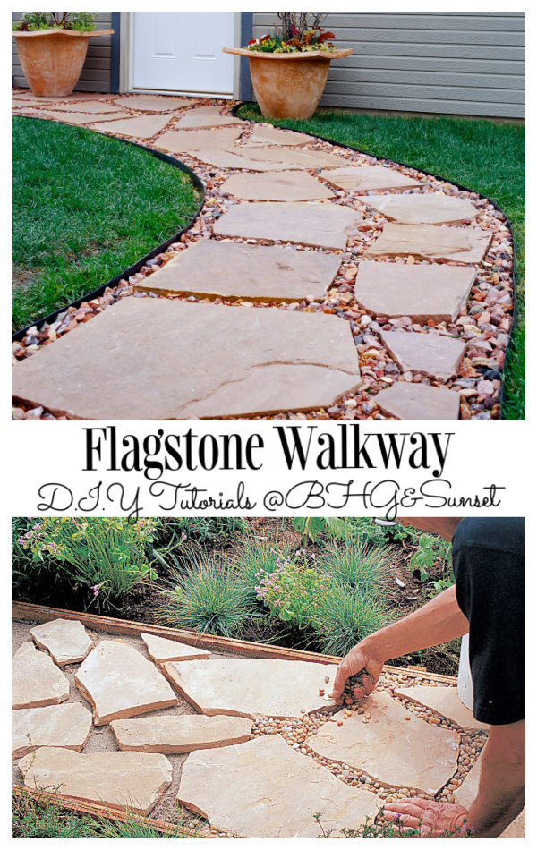 Flagstone Walkway DIY Tutorials