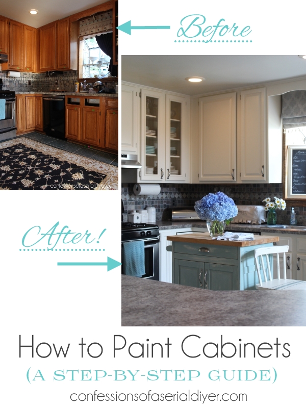 How to Paint Kitchen Cabinets the Right Way - DIY Tutorial