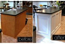 Contemporary Kitchen Island Makeover DIY Tutorial Contemporary Kitchen Island Makeover DIY Tutorial