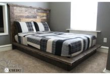 Easy Wood Platform Bed DIY Tutorial
