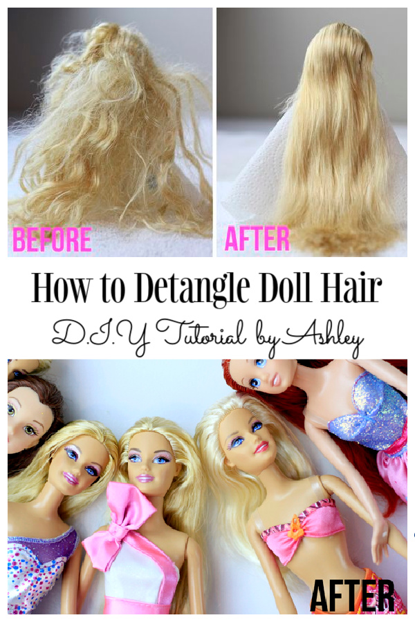 How to Detangle Doll Hair DIY Tutorials + Video