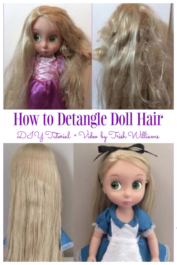 How to Detangle Doll Hair DIY Tutorials + Video