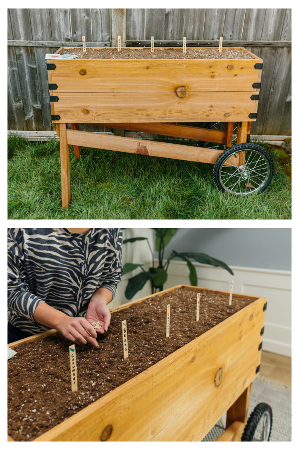 Simple Rolling Planter Box on Wheels DIY Tutorials