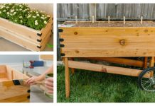 Simple Rolling Planter Box on Wheels DIY Tutorials Simple Rolling Planter Box on Wheels DIY Tutorials