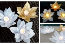 Milk Jug Waterlily Flower Votives DIY Tutorial Milk Jug Waterlily Flower Votives DIY Tutorial