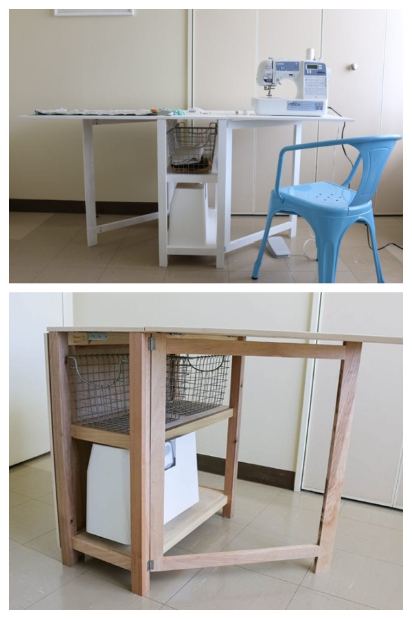 How To Make A Folding Craft Table - Free Plans