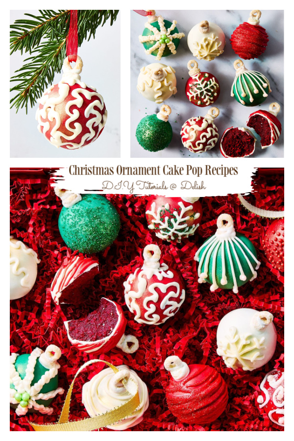 Christmas Cake Ball Ornaments Pops Recipe and Tutorials Christmas Cake Ball Ornaments Pops Recipe and Tutorials