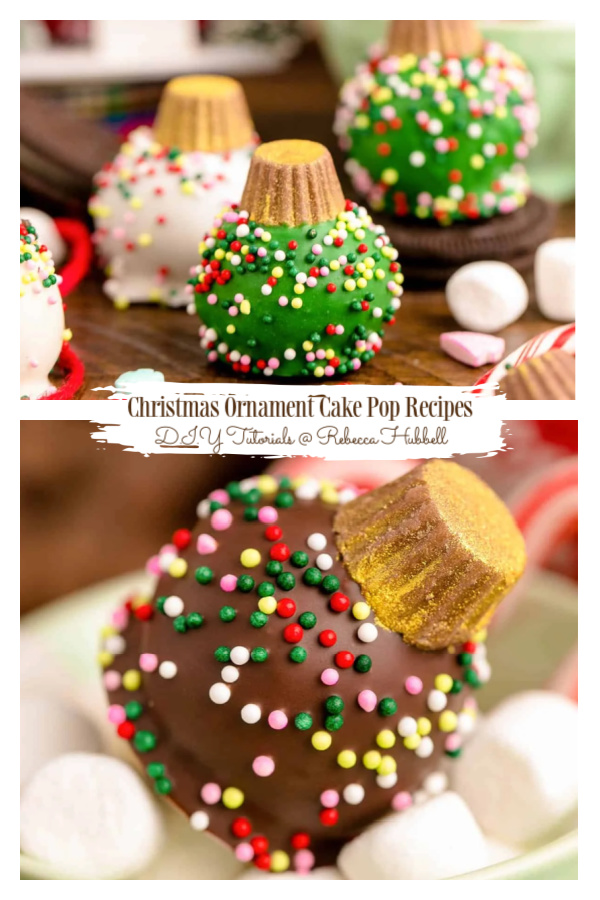Holiday Easy Oreo Ball Ornaments Cake Pop Recipe and Tutorials Holiday Easy Oreo Ball Ornaments Cake Pop Recipe and Tutorials