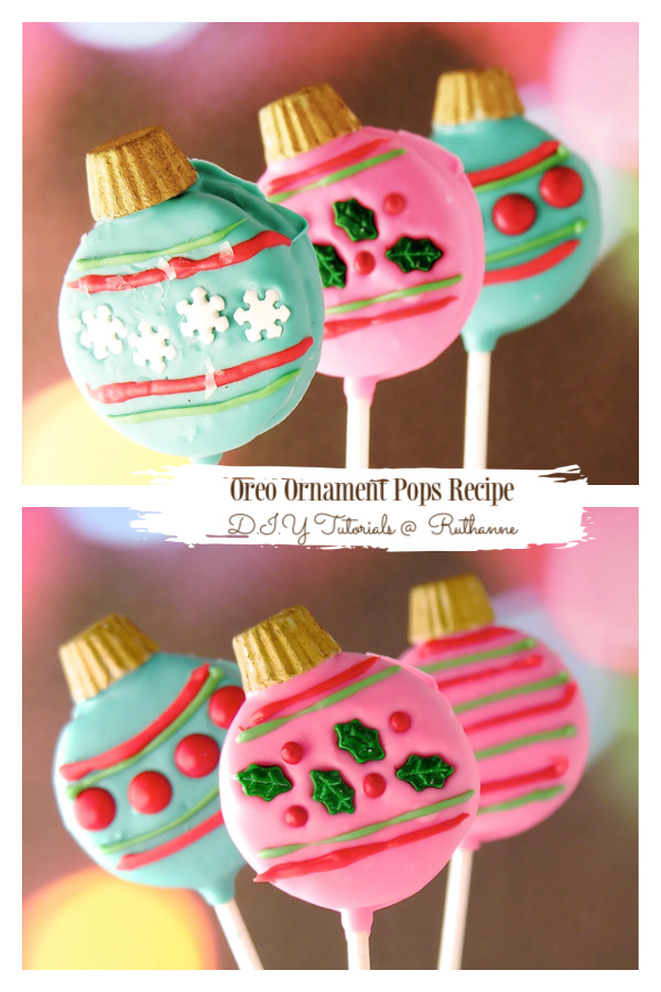 Holiday Oreo Ornament Pops Recipe and Tutorials Holiday Oreo Ornament Pops Recipe and Tutorials