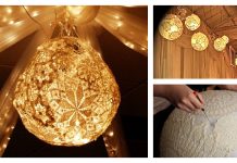 Easy Lace Doily Lamp DIY Tutorials Easy Lace Doily Lamp DIY Tutorials