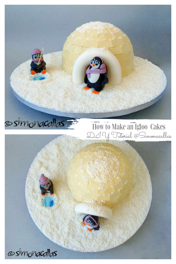 Igloo Charlotte Cake Design DIY Recipes and Tutorials Igloo Charlotte Cake Design DIY Recipes and Tutorials